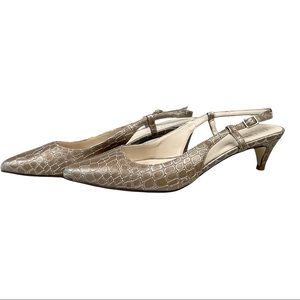 Cole Haan Signature Kitten Heel Slingback Size 7.5